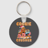 Christmas Gingerbread Pajamas Cookie Crusher Monst キーホルダー (正面)