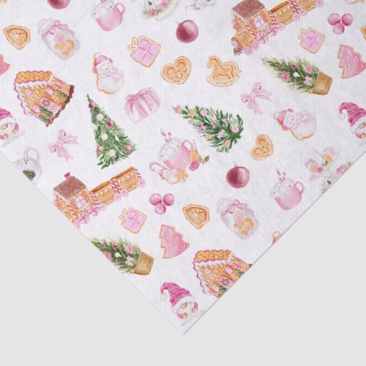 Christmas Gingerbread Pink 薄葉紙 (詳細)