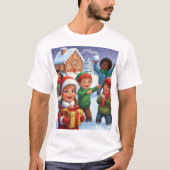 Christmas Gingerbread Play Tシャツ (正面)