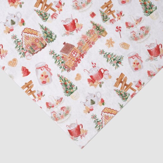 Christmas Gingerbread Red 薄葉紙 (詳細)