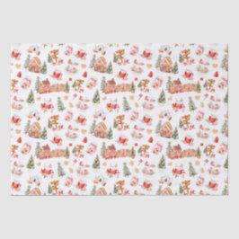 Christmas Gingerbread Red 薄葉紙