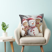 Christmas Gingerbread Throw Pillow クッション (椅子)