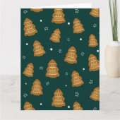 Christmas Gingerbread Trees  カード (正面)