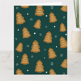 Christmas Gingerbread Trees  カード