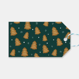 Christmas Gingerbread Trees  ギフトタグ