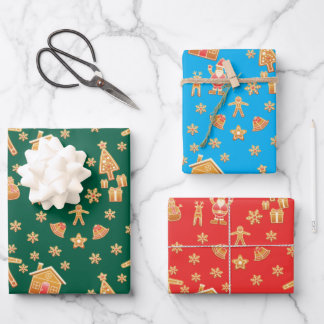 Christmas Gingerbread Wonderland  ラッピングペーパーシート