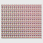 Christmas Gingham Wrapping Paper with Holiday Tree ラッピングペーパー (フラット)