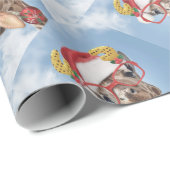 Christmas giraffe ラッピングペーパー (ロールコーナー)