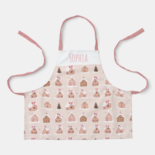 Christmas Girl Apron Baking & Cooking Christmas エプロン (正面)