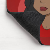 Christmas girl cartoon マウスパッド (コーナー)