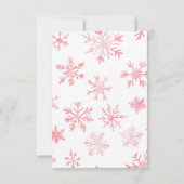 Christmas girls night party invitation 招待状 (裏面)