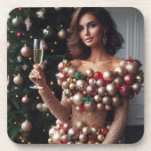 Christmas Glamour コースター (正面)