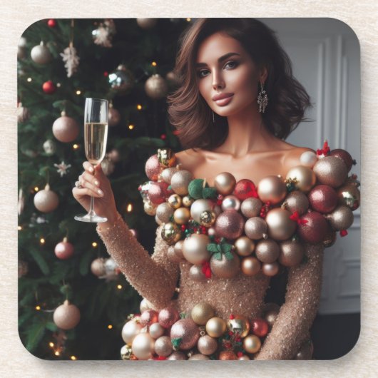 Christmas Glamour コースター (正面)