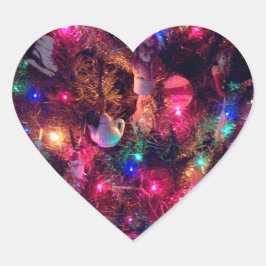 'Christmas Glow'シール ハートシール