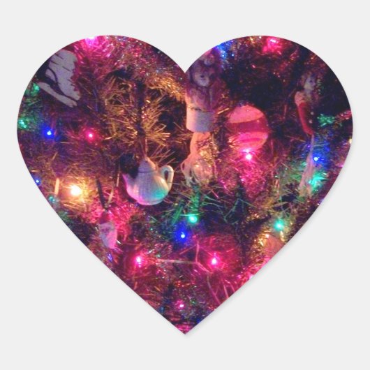 'Christmas Glow'シール ハートシール (正面)