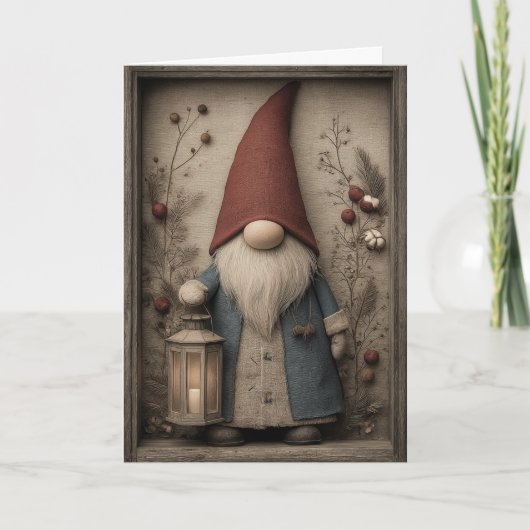 Christmas Gnome シーズンカード (正面)