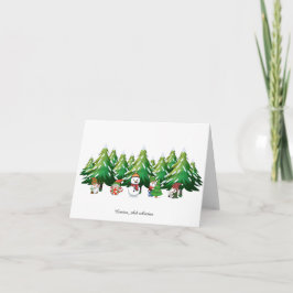 Christmas Gnome Card サンキューカード