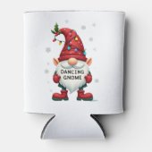 Christmas Gnome Dancing Gnome Family Christmas (2) 缶クーラー (正面)