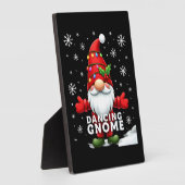 Christmas Gnome Dancing Gnome Family Christmas (4) フォトプラーク (側面)