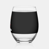 Christmas Gnome Dancing Gnome Family Christmas (5) ステムなしワイングラス (左)