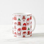 Christmas Gnome Gift & Sack Pattern コーヒーマグカップ (正面右)