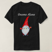 Christmas Gnome  Gnome Alone  Tシャツ (デザイン正面)