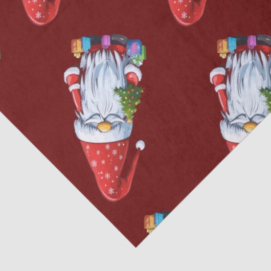 Christmas Gnome Gonk Dressed In A Festive Outfit 薄葉紙 (詳細)