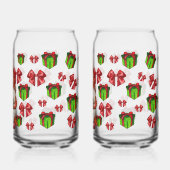 Christmas Gnome Holding Gift | Festive ガラス缶 (裏面)