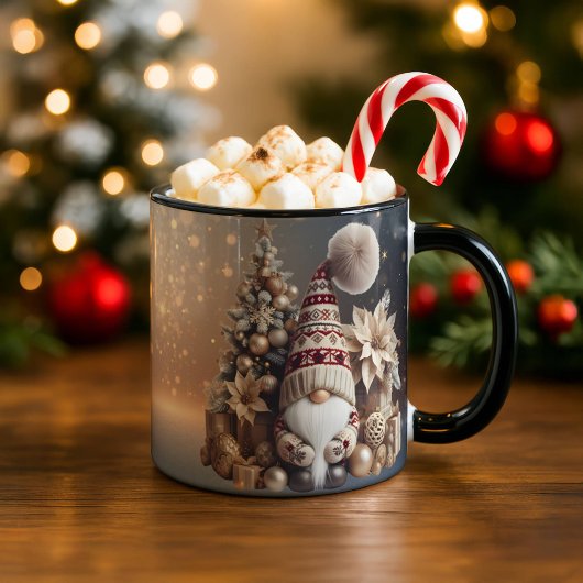 Christmas Gnome Mug Holiday Gift Cozy Winter マグカップ