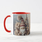 Christmas Gnome Mug Holiday Gift Cozy Winter マグカップ (左)