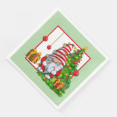 Christmas Gnome Paper Napkin (コーナー)