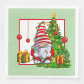 Christmas Gnome Paper Napkin (正面)