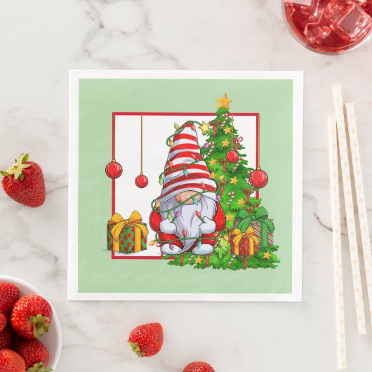 Christmas Gnome Paper Napkin (インサイチュ)