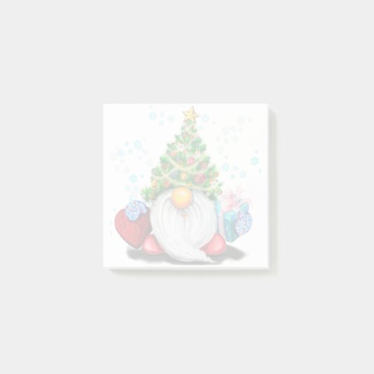 Christmas Gnome Post-it® Notes ポストイット (正面)