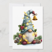 Christmas Gnome - Whimsical Gnome with Lights シーズンカード (正面)