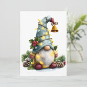 Christmas Gnome - Whimsical Gnome with Lights シーズンカード (スタンド正面)