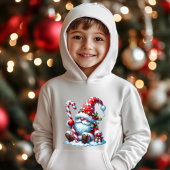 Christmas Gnome with Candy and Gift Box