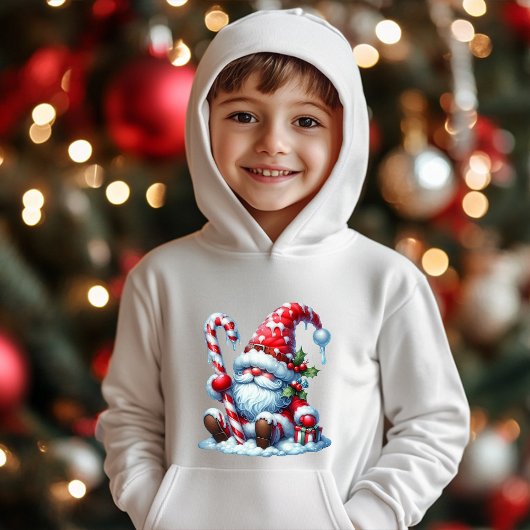 Christmas Gnome with Candy and Gift Box