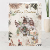 Christmas gnomes カード (正面)