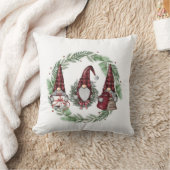 Christmas Gnomes and Wreath  クッション (ブランケット)