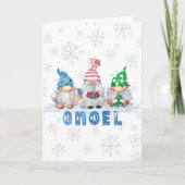 Christmas Gnomes GNOEL Greeting シーズンカード (正面)