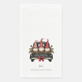 Christmas Gnomes Paper Guest Towels