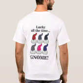 Christmas Gnomes Xmas Lucky Tシャツ (裏面)
