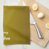 Christmas Gold キッチンタオル (四つ折り)