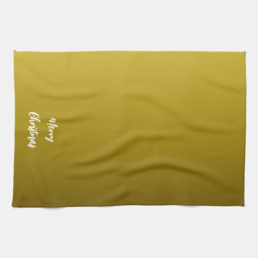 Christmas Gold キッチンタオル (横)