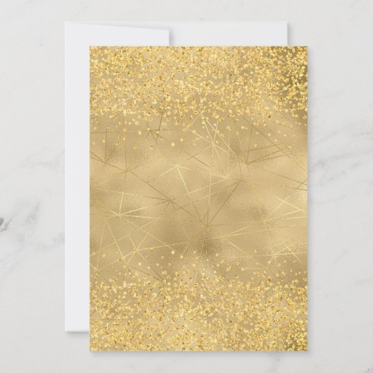 Christmas Gold Party 招待状 (裏面)