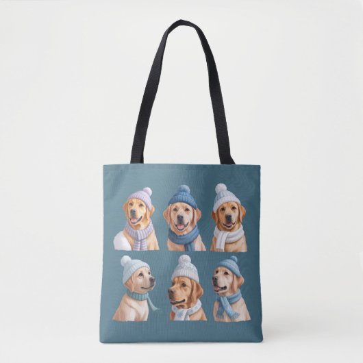 Christmas Golden Retriever Dog Lover Dogs Owner トートバッグ (正面)