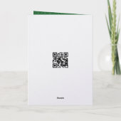 Christmas Golden Retriever In Snowflakes シーズンカード (裏面)