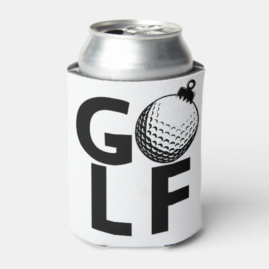 Christmas Golf Ornament 缶クーラー (缶正面)