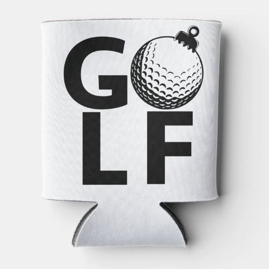 Christmas Golf Ornament 缶クーラー (正面)